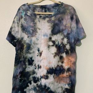 Jcrew 2XL Girlfriend Cut Tie dye Tshirt